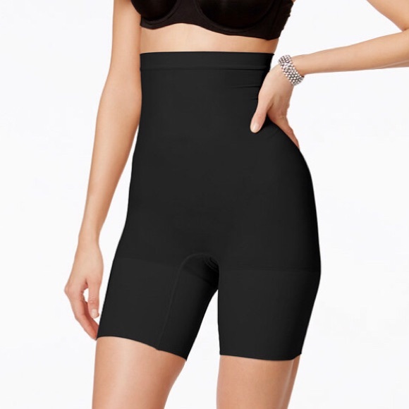 spanx women's higher power tummy control shorts